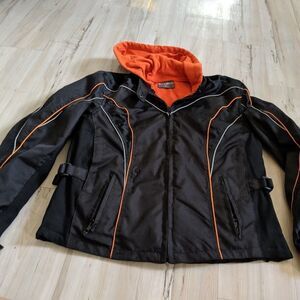 nexgen womens winter warm coat jacket hood‎ motorcy